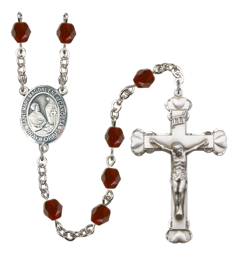 St. Mary Magdalene of Canossa Birthstone Rosary for Women