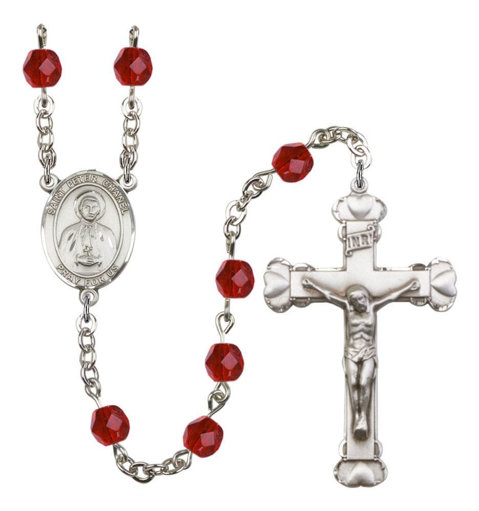 St. Peter Chanel Birthstone Rosary for Women