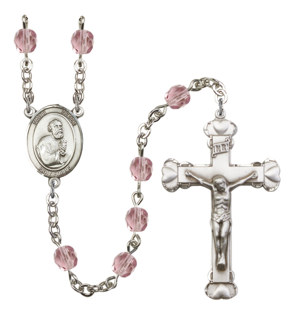 St. Peter the Apostle Birthstone Rosary for Women