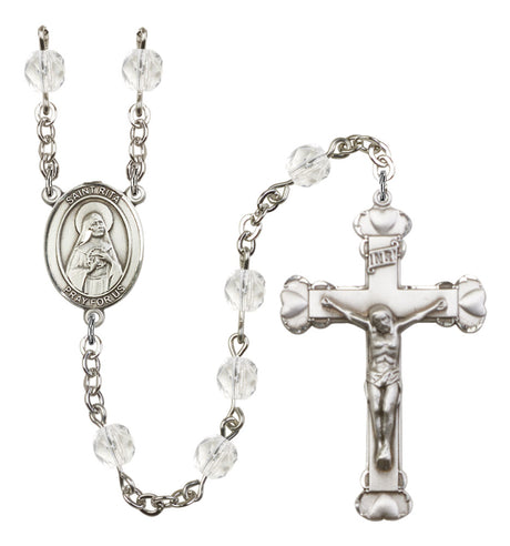 St. Rita of Cascia Birthstone Rosary for Women