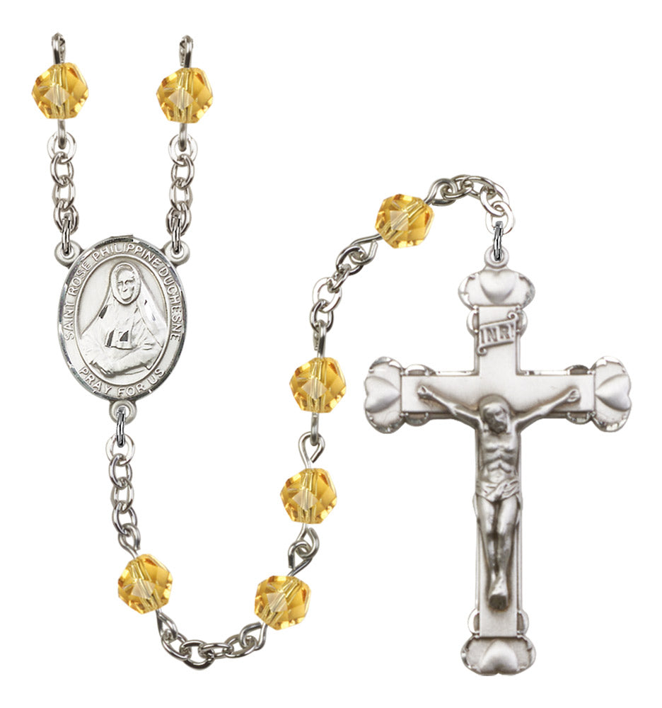 St. Rose Philippine Duchesne Birthstone Rosary for Women