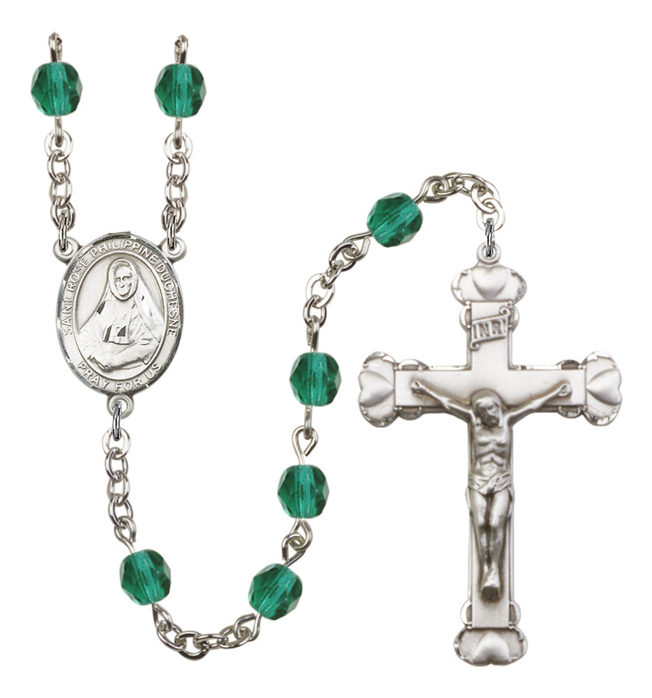 St. Rose Philippine Duchesne Birthstone Rosary for Women