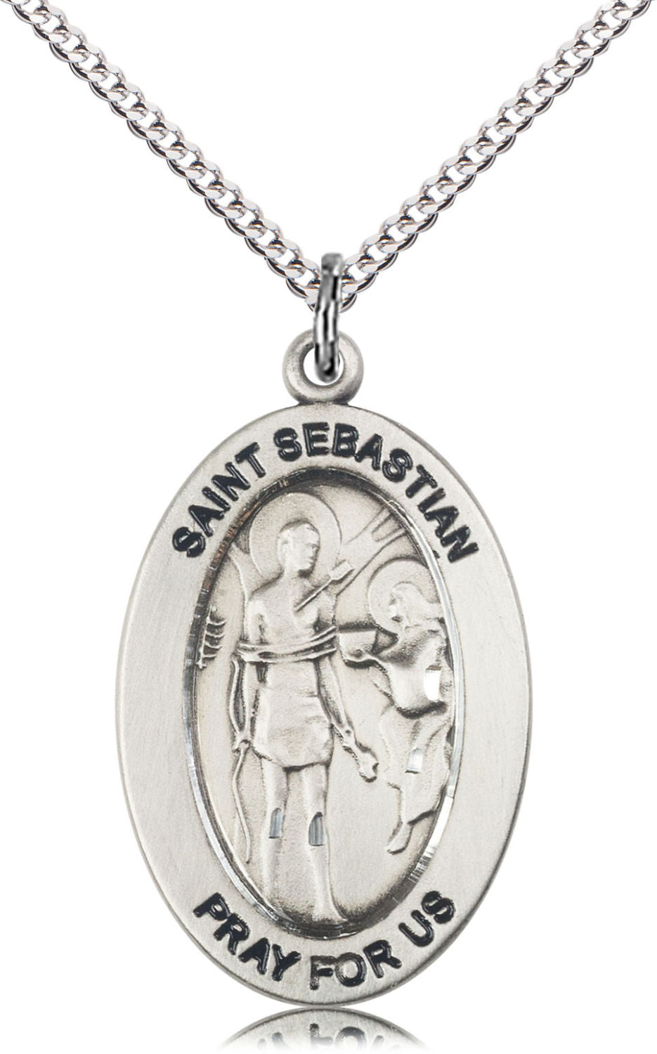 St. Sebastian of Athletes Necklace for Women