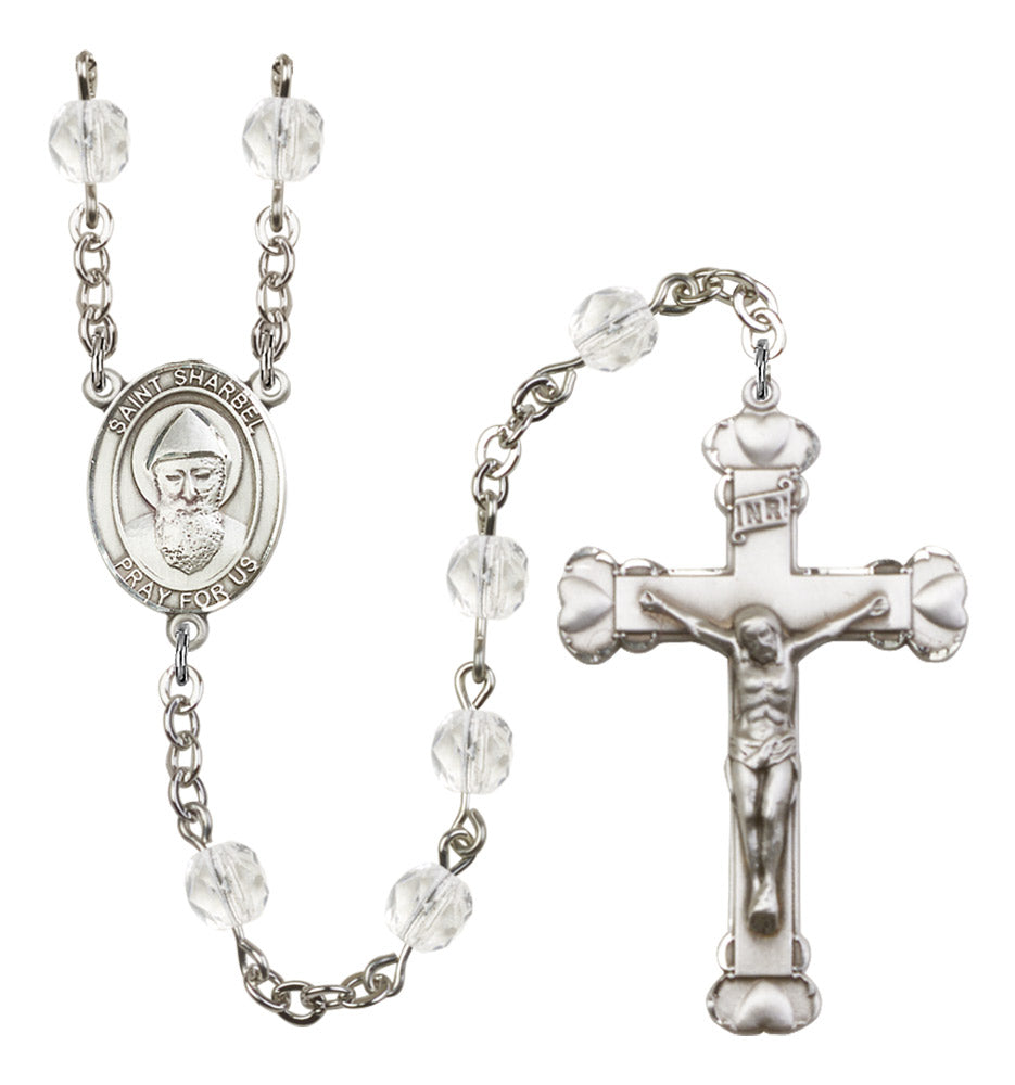 St. Sharbel Birthstone Rosary for Women