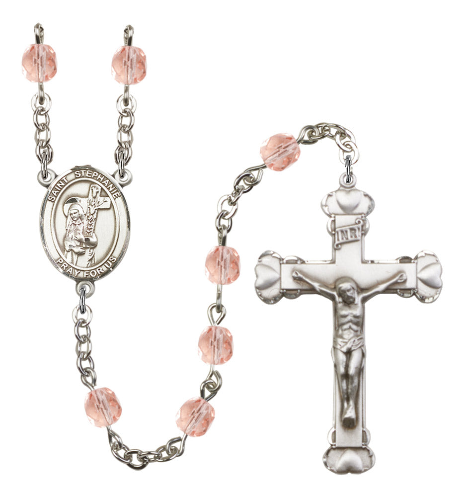 St. Stephanie Birthstone Rosary for Women