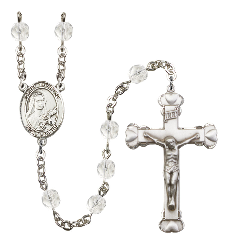 St. Therese of Lisieux Birthstone Rosary for Women