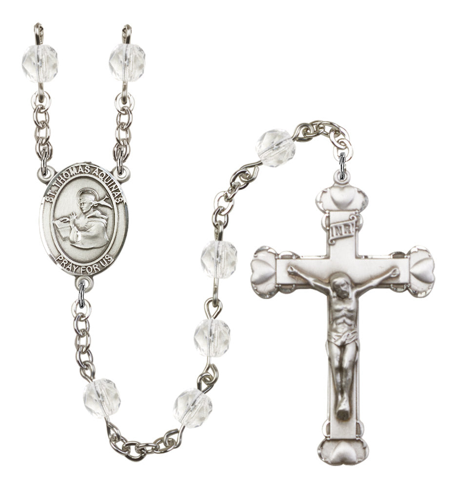 St. Thomas Aquinas Birthstone Rosary for Women