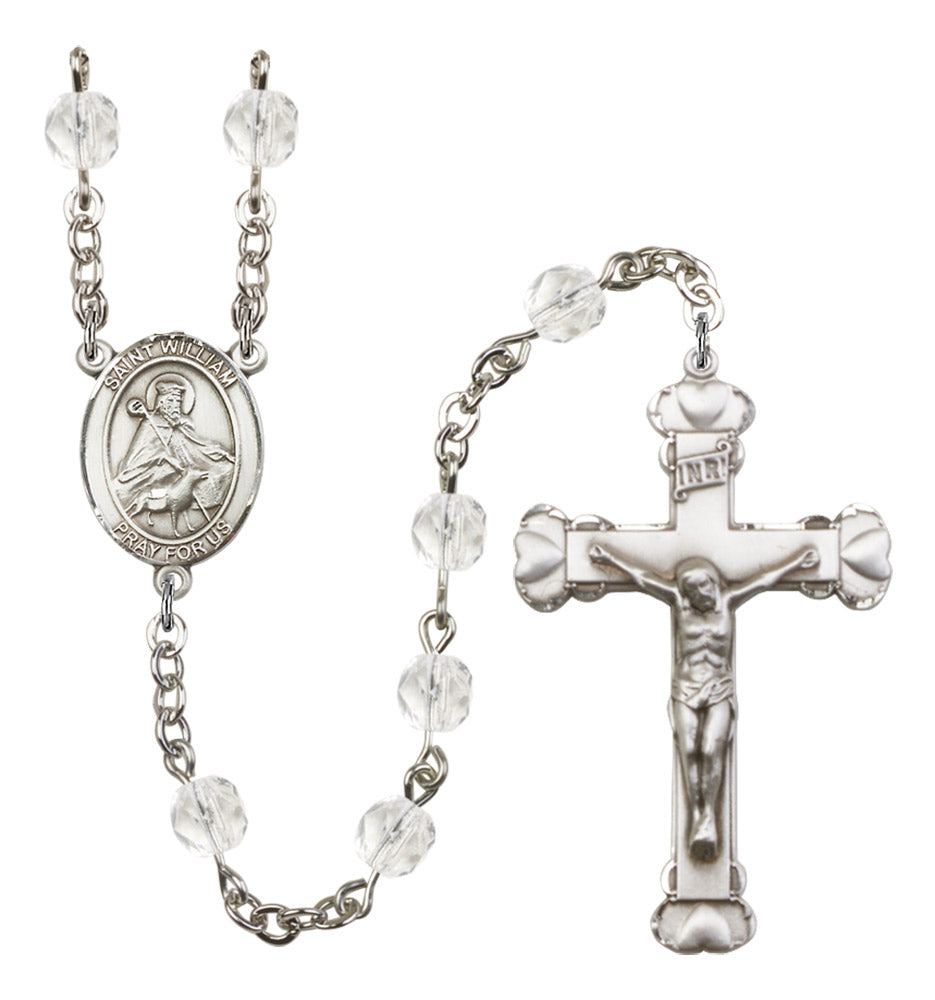 St. William of Rochester Birthstone Rosary for Women