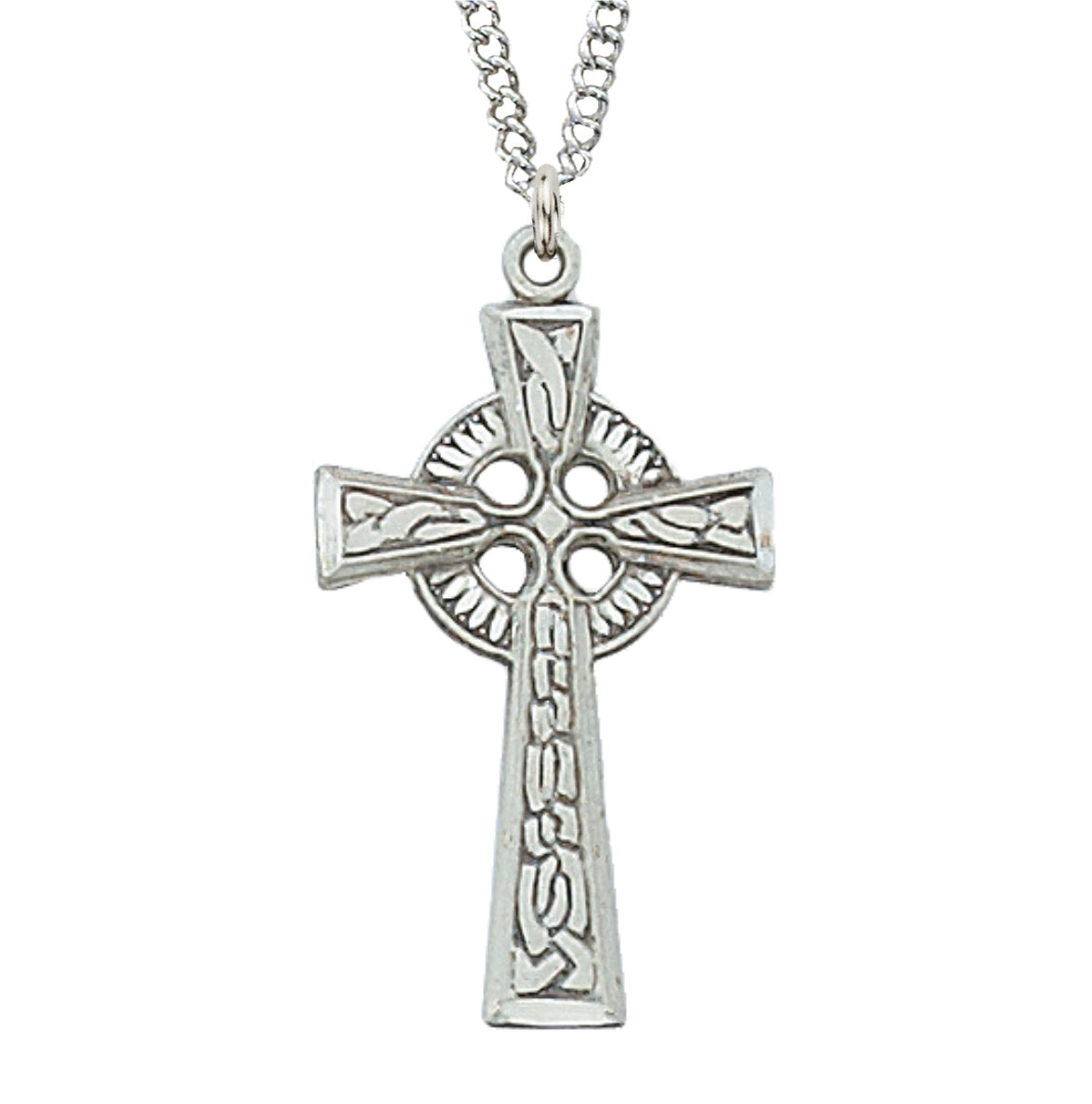 Narrow Celtic Cross Sterling Silver for Women