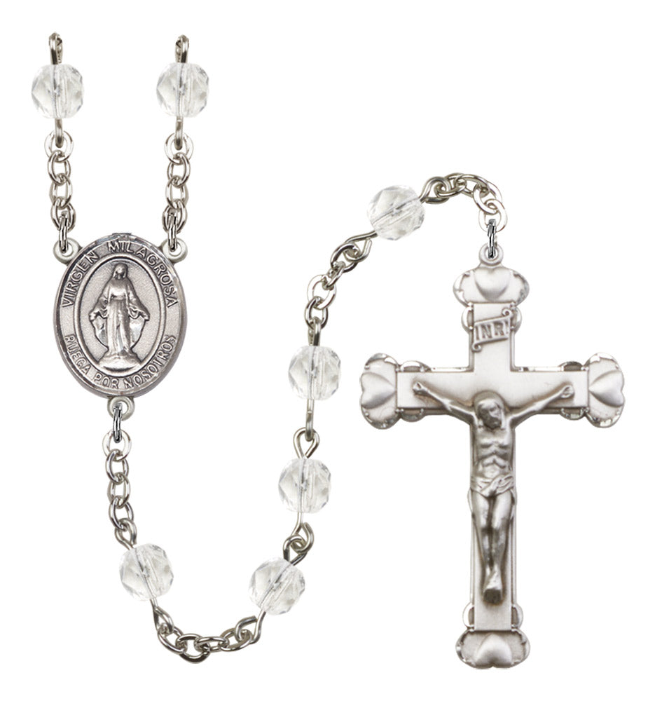 Virgen Milagrosa Birthstone Rosary for Women