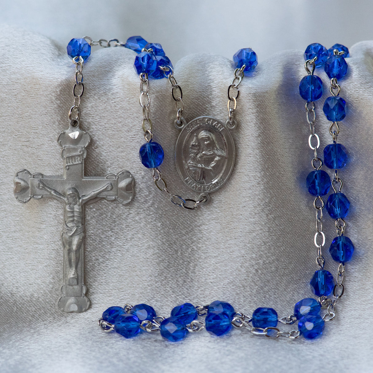 St. Clare of Assisi Birthstone Rosary for Women