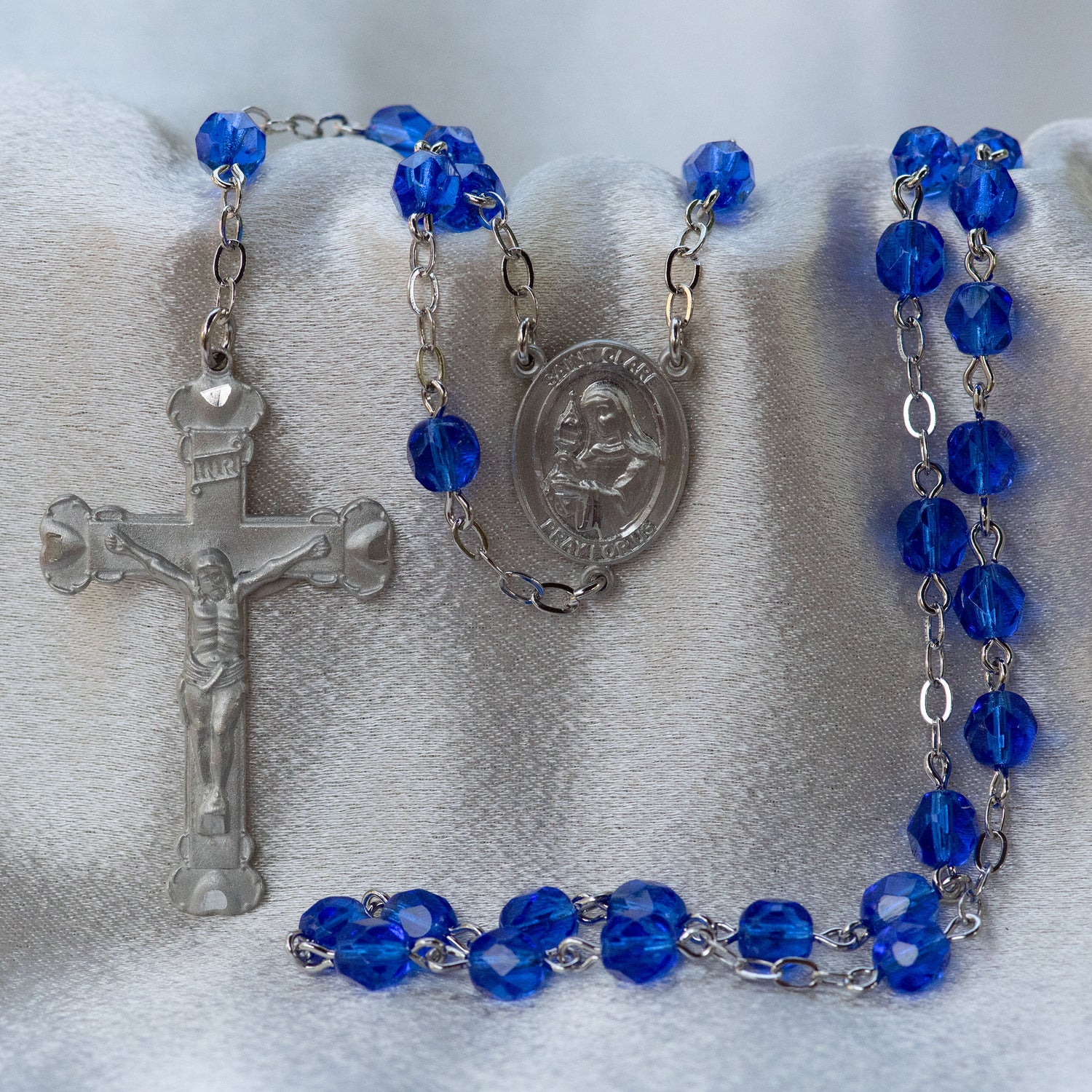 St. Clare of Assisi Birthstone Rosary for Women