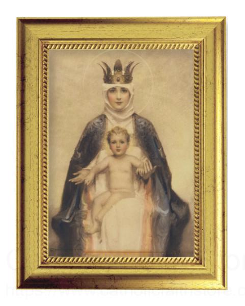 Heavenly Queen by Chambers 5x7 Print in Gold-Leaf Frame