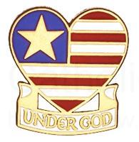 Under God Lapel Pin