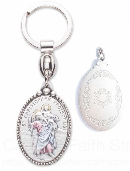 Silver Stainless Steel Sterling Product SP113F Key Chain 12cm