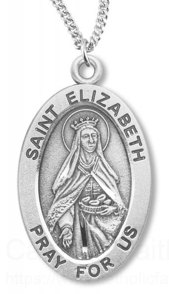 Elizabeth of the Visitation Pendant 18 Chain Sterling Silver St