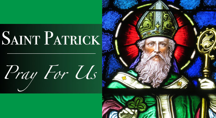 Patrick with Laminated Prayer Card Included Elysian Gift Shop Saint Patrick 8 Tabletop Resin Statue-Beautiful Figurine of Irish Patron St