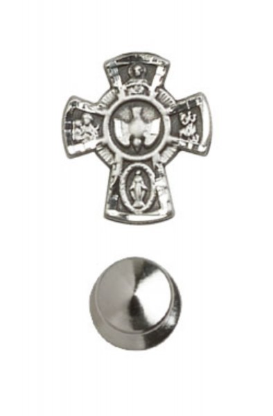5-Way Holy Spirit Lapel Pin - Sterling Silver