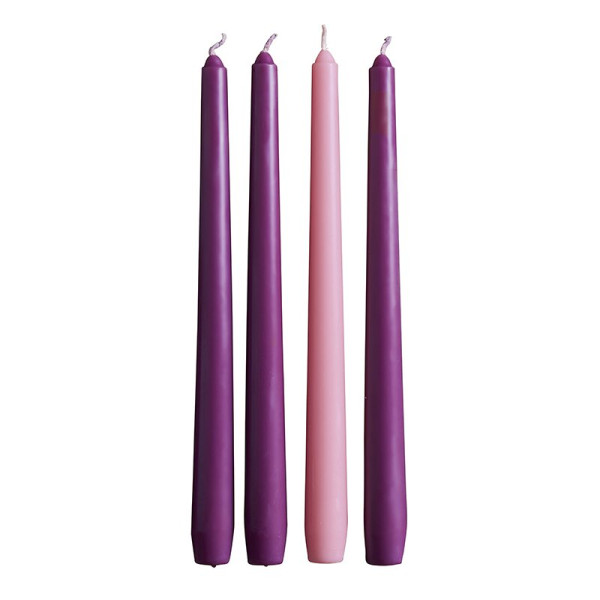 Advent Taper Candle - Set of 4 - 10 inch - Taper