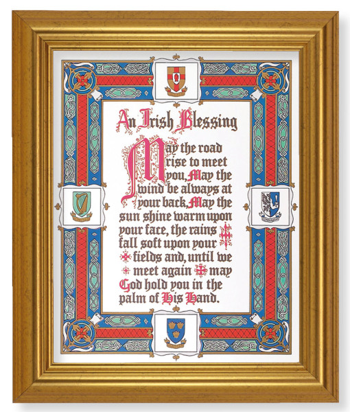 An Irish Blessing 8x10 Framed Print Under Glass - #110 Frame