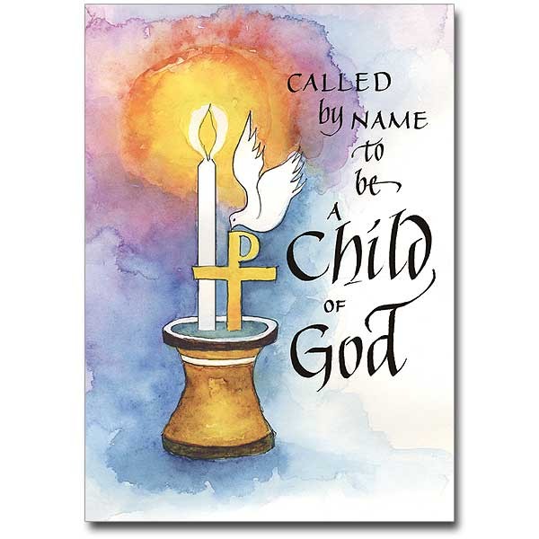 Called By Name To Be A Child of God Greeting Card - Multi-Color
