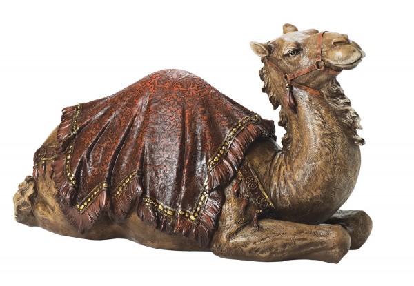 Camel Statue 39&quot; Nativity Set Scale - Brown