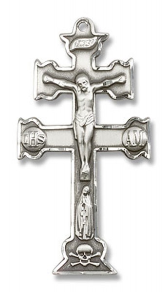 Caravaca Crucifix Pendant - Sterling Silver - Pendant Only