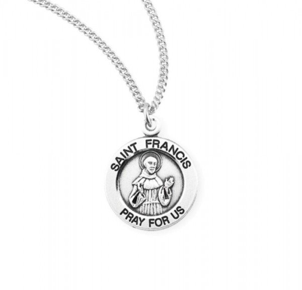 Child's St. Francis Necklace - Sterling Silver