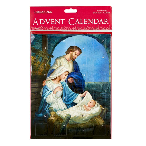 Come Let Us Adore Him Advent Calendar - Full Color