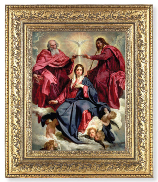 Crowning of Mary 8x10 Framed Print Under Glass - #115 Frame