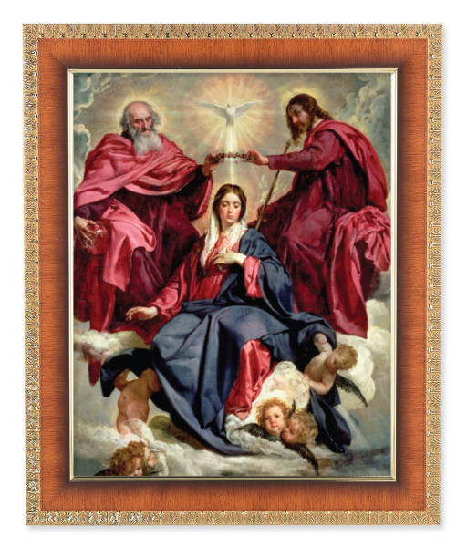 Crowning of Mary 8x10 Framed Print Under Glass - #122 Frame