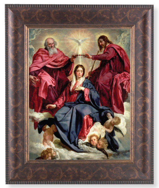 Crowning of Mary 8x10 Framed Print Under Glass - #124 Frame