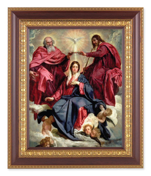 Crowning of Mary 8x10 Framed Print Under Glass - #126 Frame