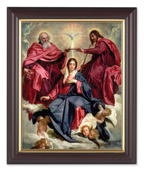 Crowning of Mary 8x10 Framed Print Under Glass - #133 Frame