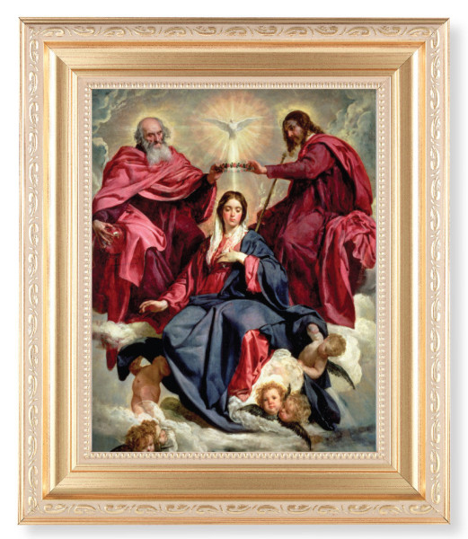 Crowning of Mary 8x10 Framed Print Under Glass - #138 Frame