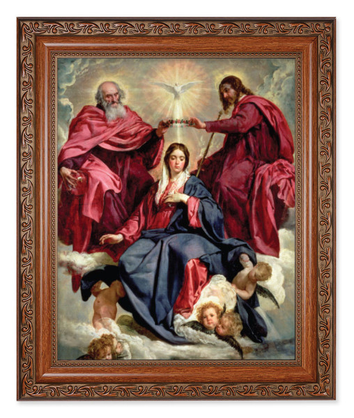 Crowning of Mary 8x10 Framed Print Under Glass - #161 Frame