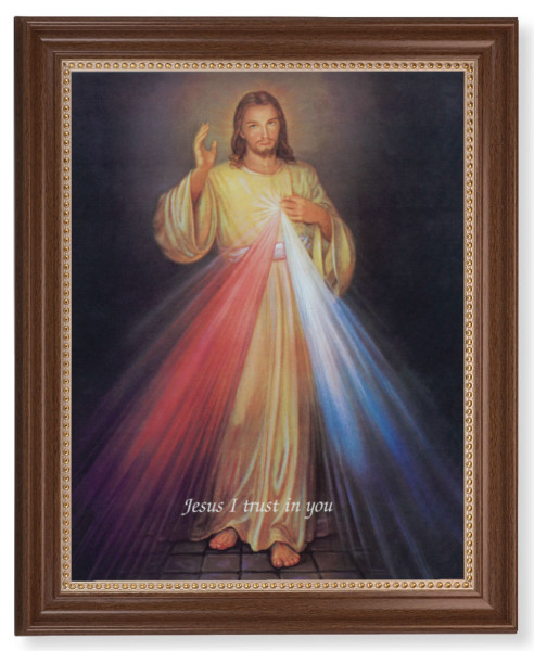 Divine Mercy 11x14 Framed Print Artboard - #127 Frame