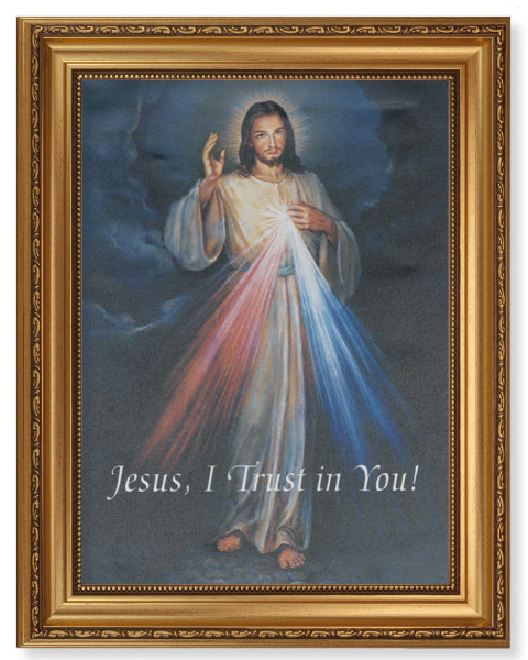 Divine Mercy 12x16 Framed Canvas - #131 Frame