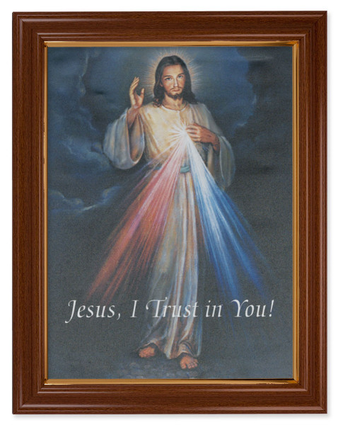 Divine Mercy 12x16 Framed Canvas - #134 Frame