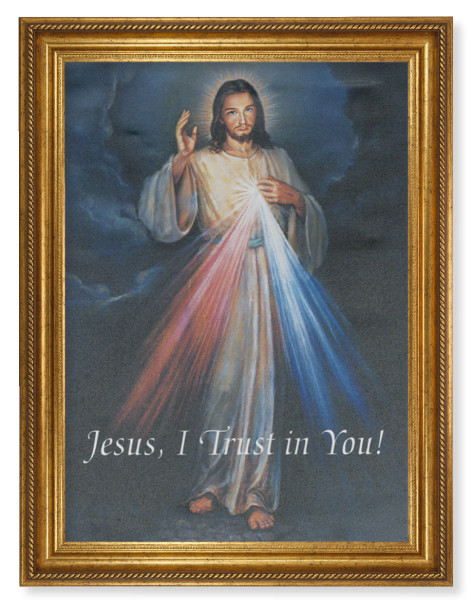 Divine Mercy 19x27 Framed Canvas - #170 Frame
