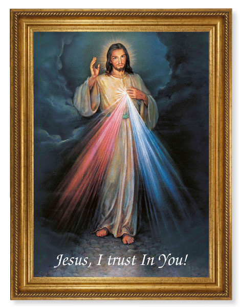 Divine Mercy 19x27 Framed Print Artboard - #170 Frame