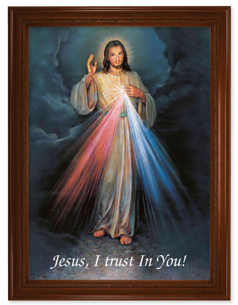 Divine Mercy 19x27 Framed Print Artboard - #172 Frame