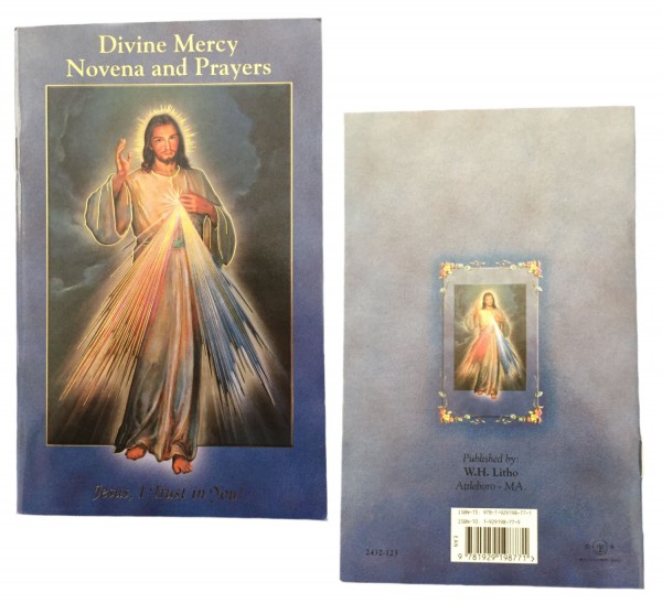 Divine Mercy Novena Prayer Pamphlet - Pack of 10 - Blue