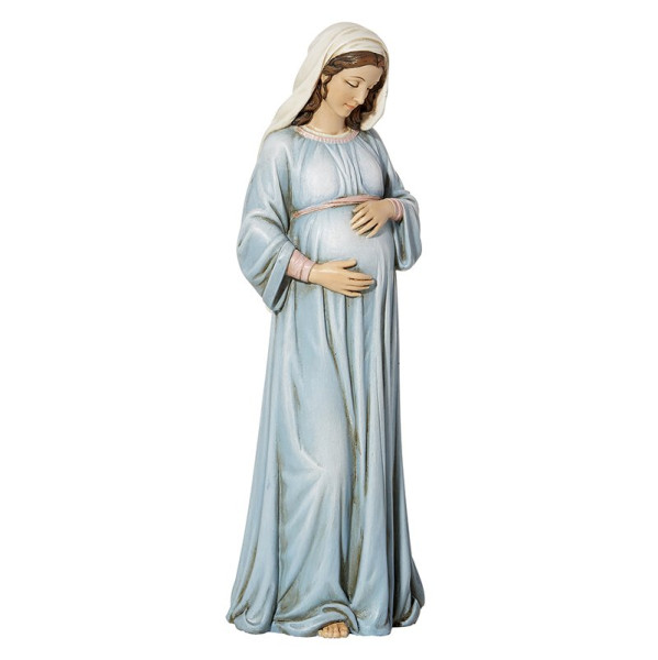 Expectant Mary 8 inches - Full Color