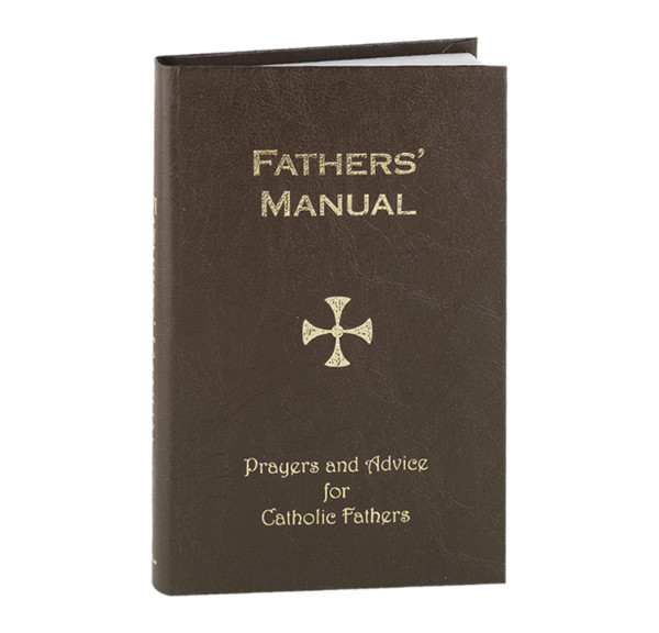 Father's Manual Deluxe Hardbound Cover - Brown | Gold
