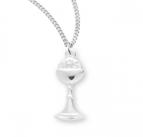 First Communion Chalice Pendant - Sterling Silver