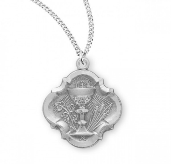 First Communion Medal - Sterling Silver