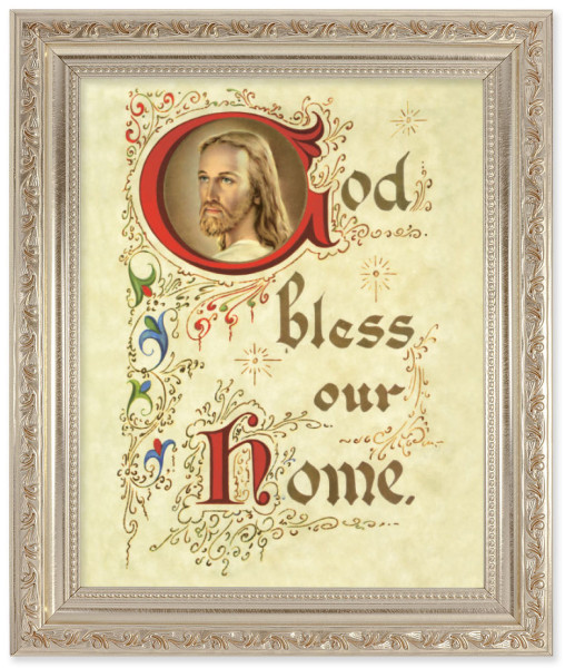 God Bless Our Home 8x10 Framed Print Under Glass - #164 Frame