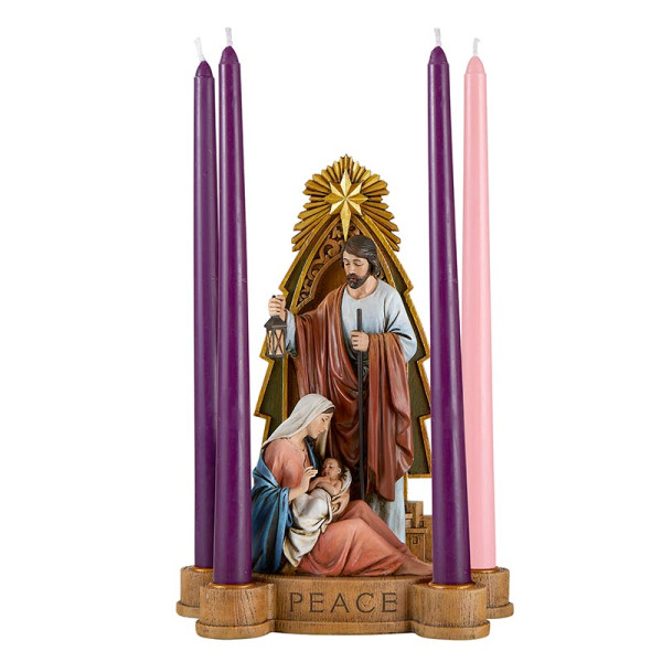Good News Advent Candleholder  - Full Color