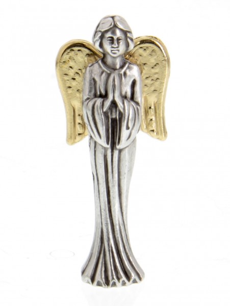 Guardian Angel Pocket Statue with Holy Card - Multi-Color